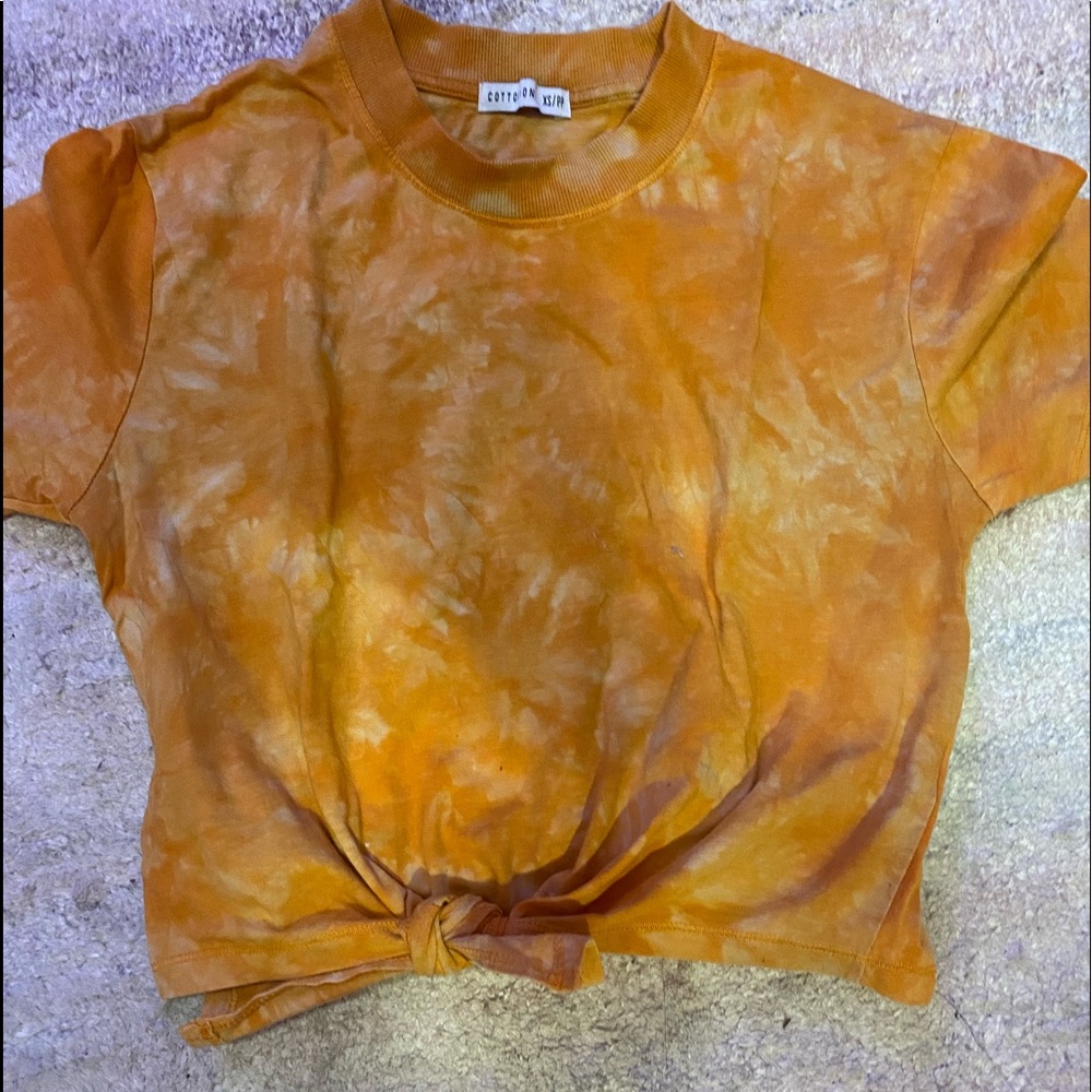 Cotton on | tie die top | xs